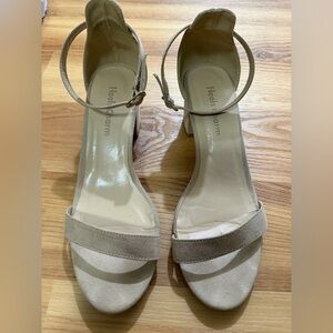 Women's Tan Ankle Strap Heels